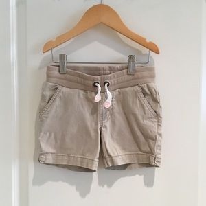 Cat & Jack Girls Kaki Cotton Shorts